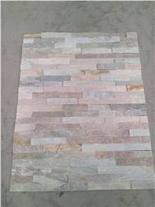China Culture Stone Slate Multicolor Wall Stone Panels